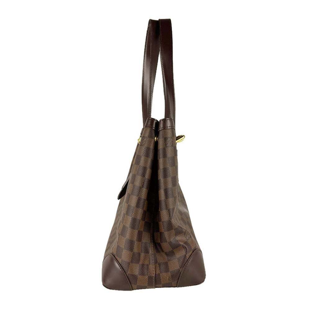 LOUIS VUITTON Authentic Brown Damier Leather Shoulder Bag - Picture 2 of 5